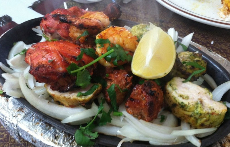 Tandoor-Fish  and Shrimp Tikka